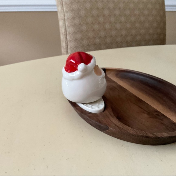 HO HO HO Santa Head Platter Decoration 🎅 - Picture 4 of 6